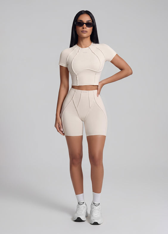 Contour Stitch Micro Shorts
