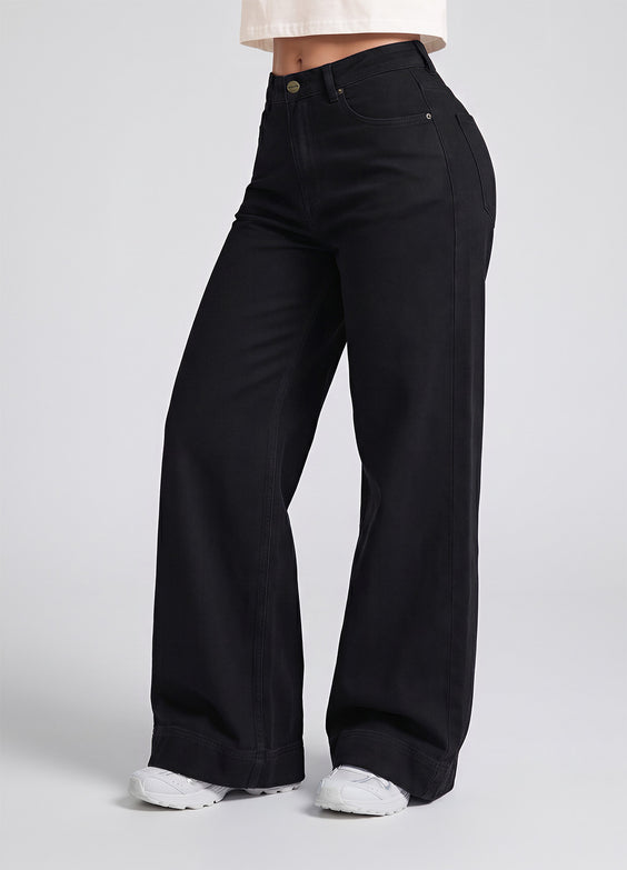 High Waisted Wide Leg Jeans