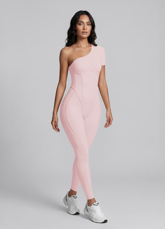 One-Shoulder Full-Length Catsuit
