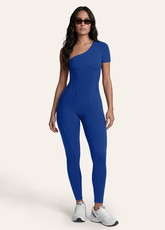 One-Shoulder Full-Length Catsuit