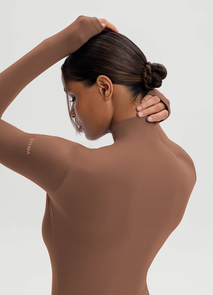 Mock Neck Long Sleeve Top