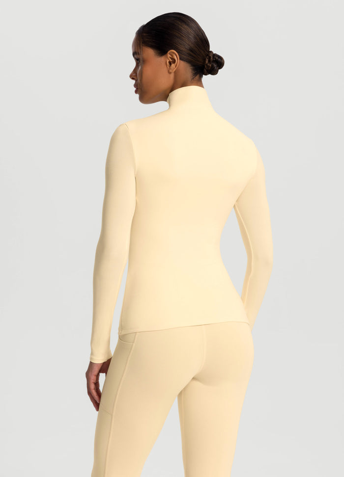 Mock Neck Long Sleeve Top
