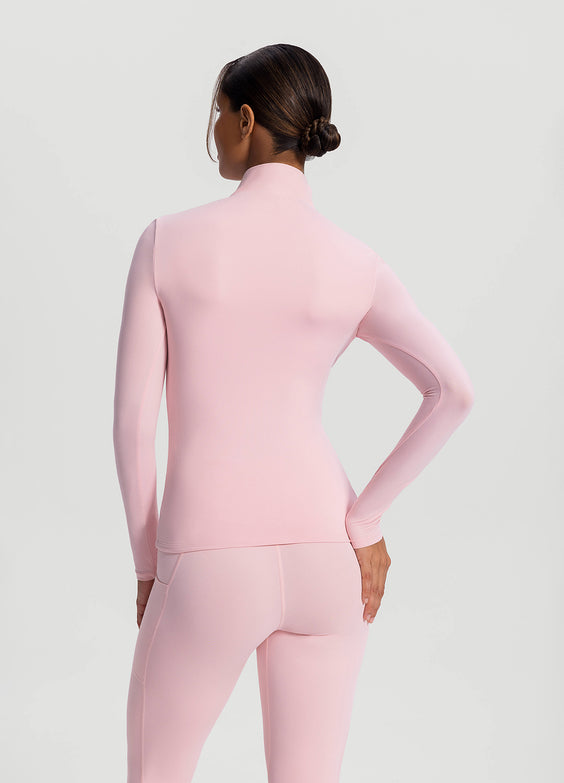 Mock Neck Long Sleeve Top