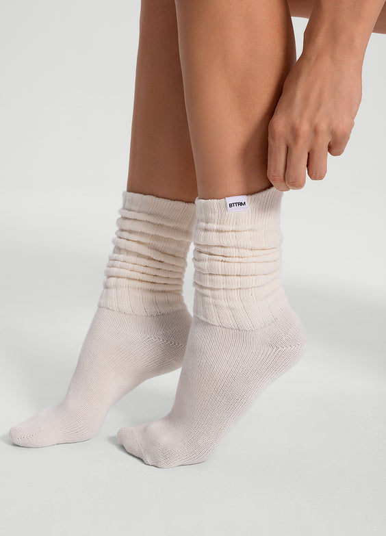 Unisex Cotton Slouch Socks