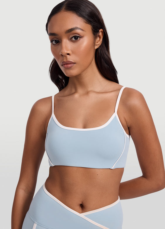 Contrast Scoop Top