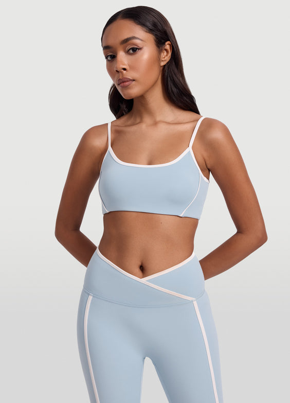 Contrast Scoop Top