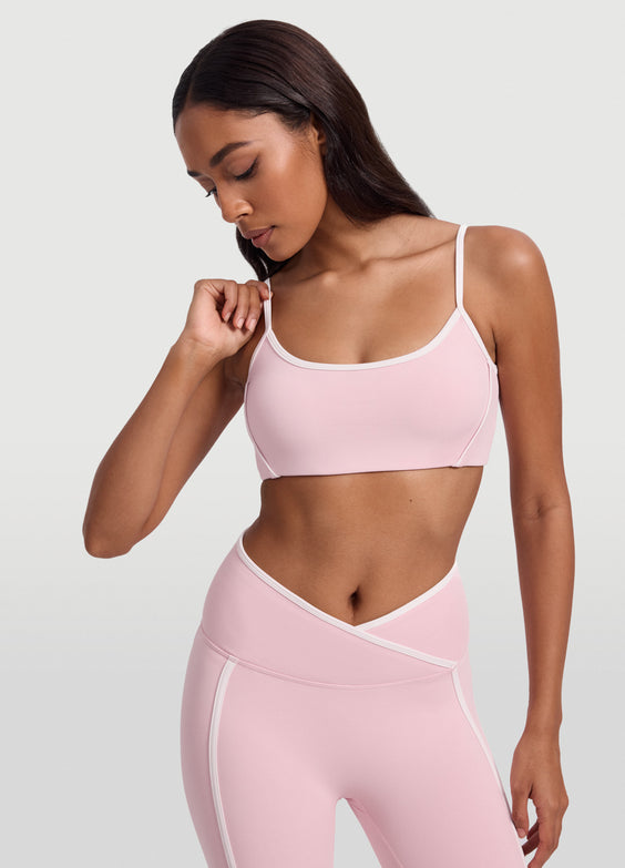 Contrast Scoop Top