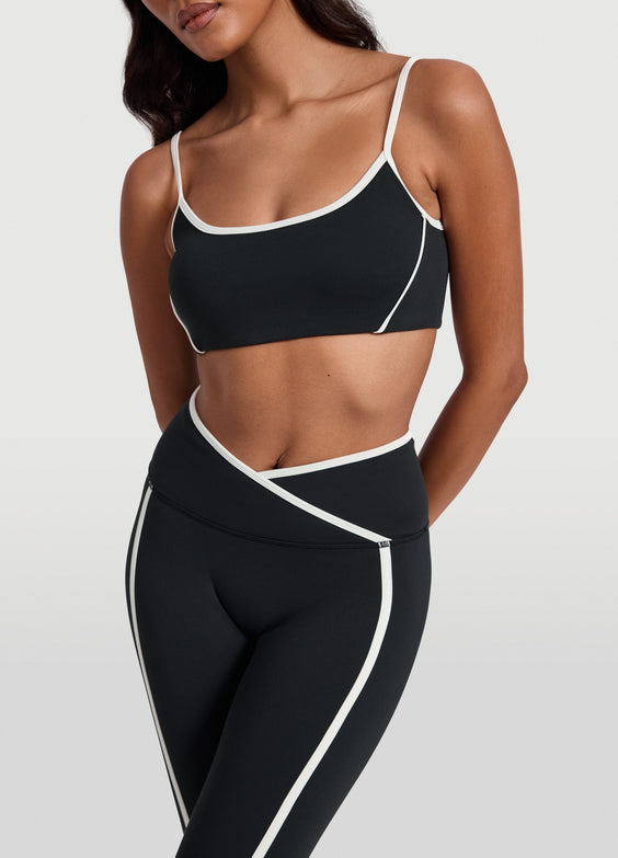 Contrast Scoop Top