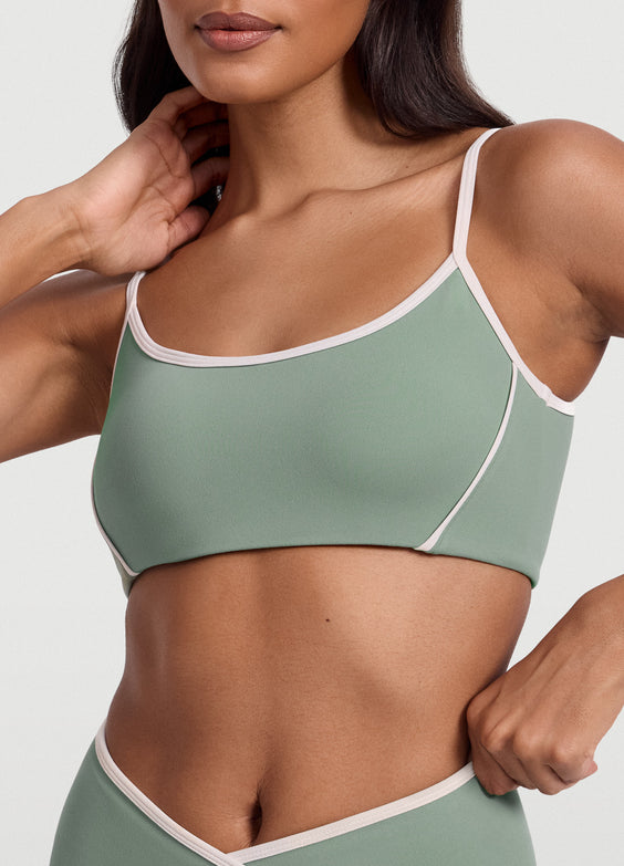 Contrast Scoop Top