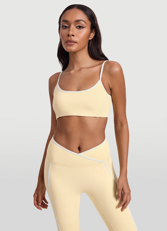 Contrast Scoop Top