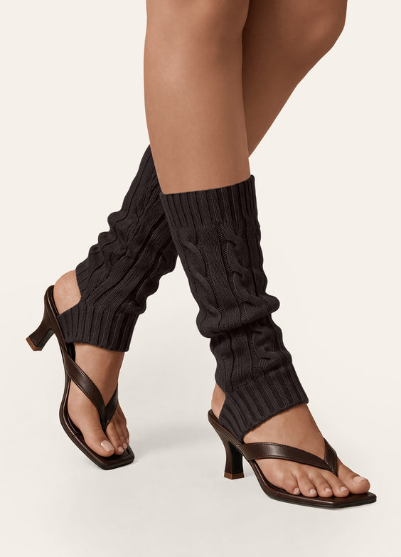 Cable Knit Leg Warmers