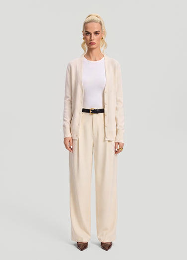 Classic Button Wool Cardigan