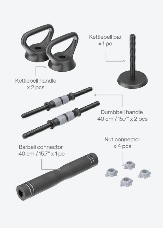 Adjustable Home Weight Set | Up to 44 LB