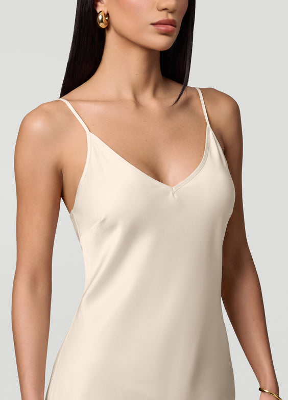 Satin Slip Maxi Dress