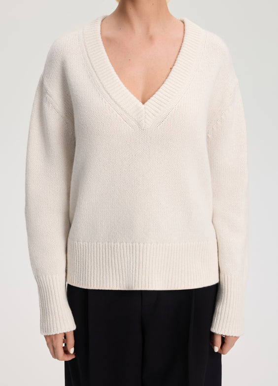 V-Neck Wool Sweater