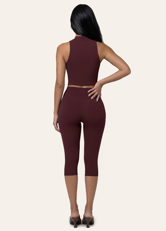 High-Waisted Sculpt Capri Leggings