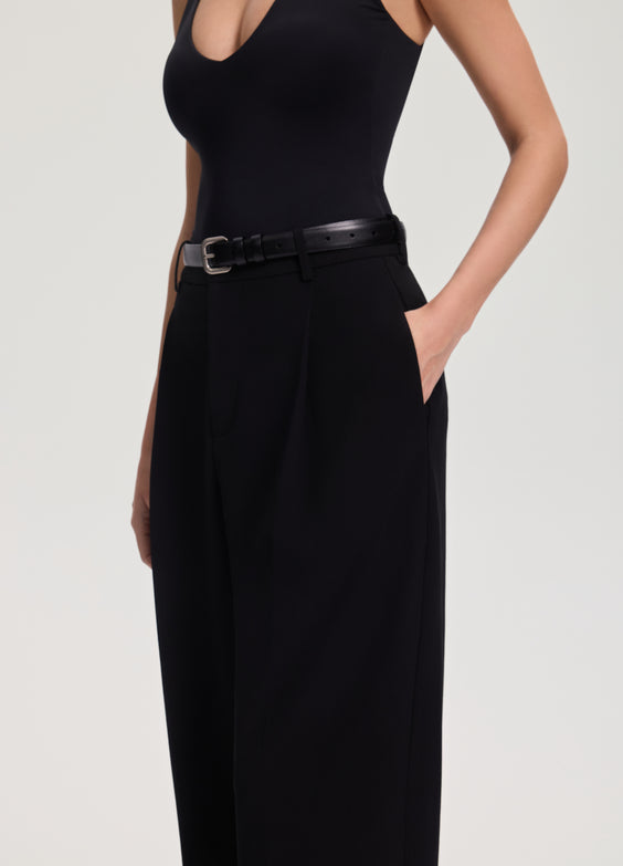 Mid Rise Wide-Leg Pants