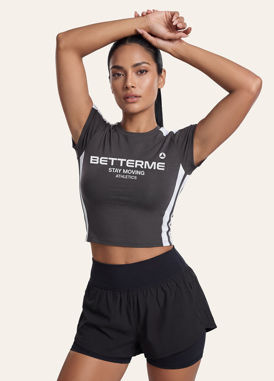 Athletics Graphic Cropped Tee