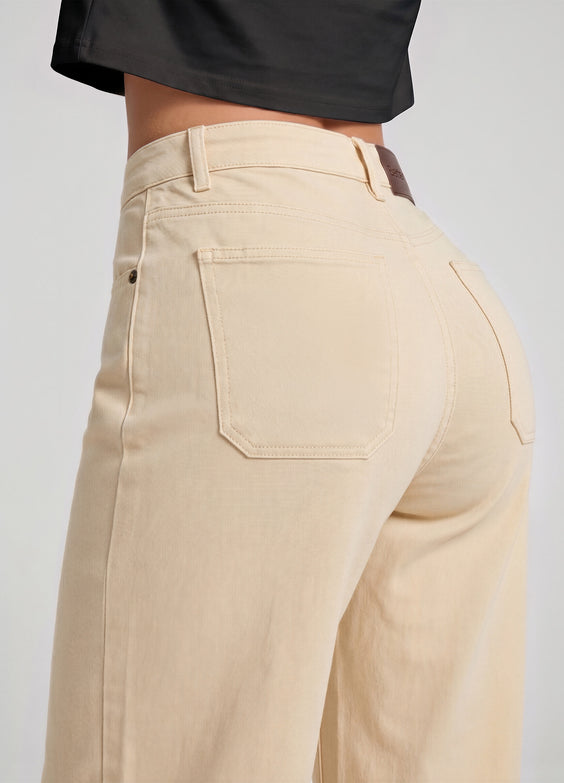 High Waisted Wide Leg Jeans