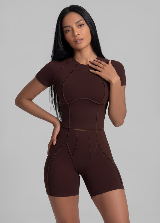 Contour Stitch Micro Shorts