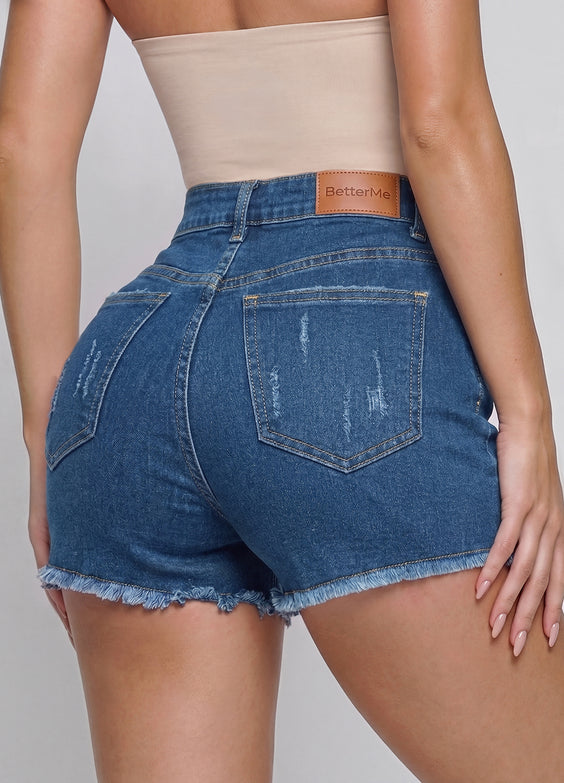 High Waist Denim Shorts