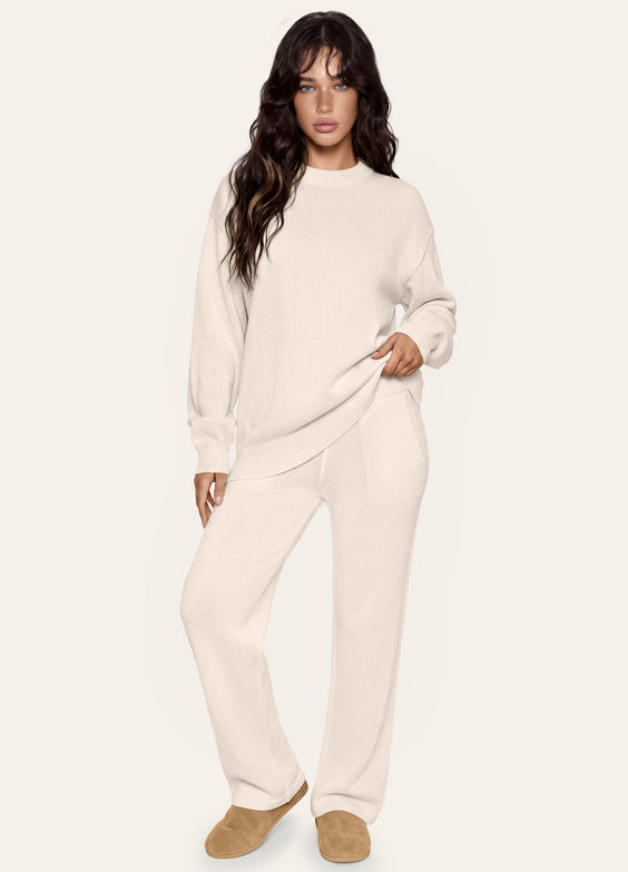 Maglione donna girocollo in maglia leggera