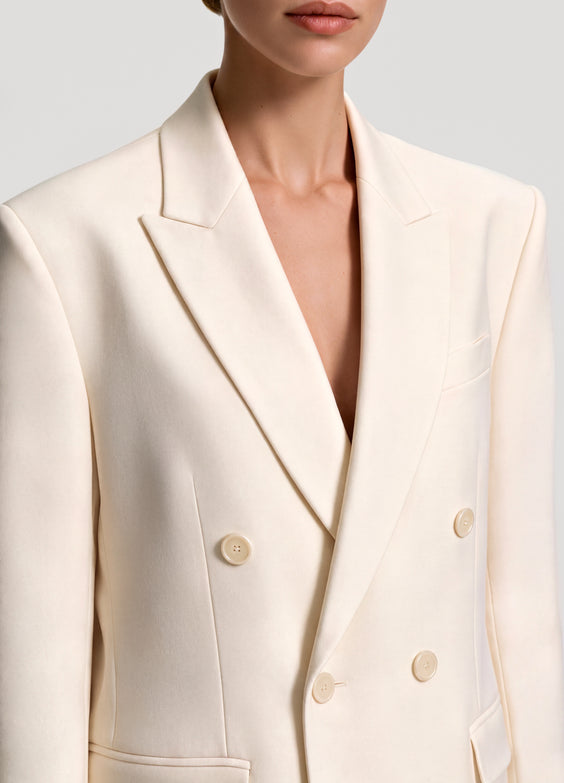 Double-Breasted Oversized Blazer