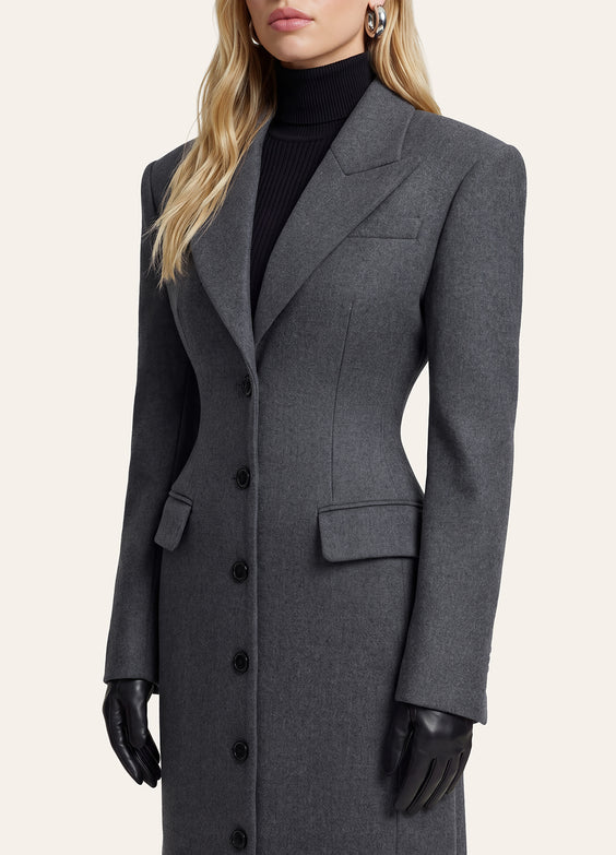 Tailored Wool Maxi Coat