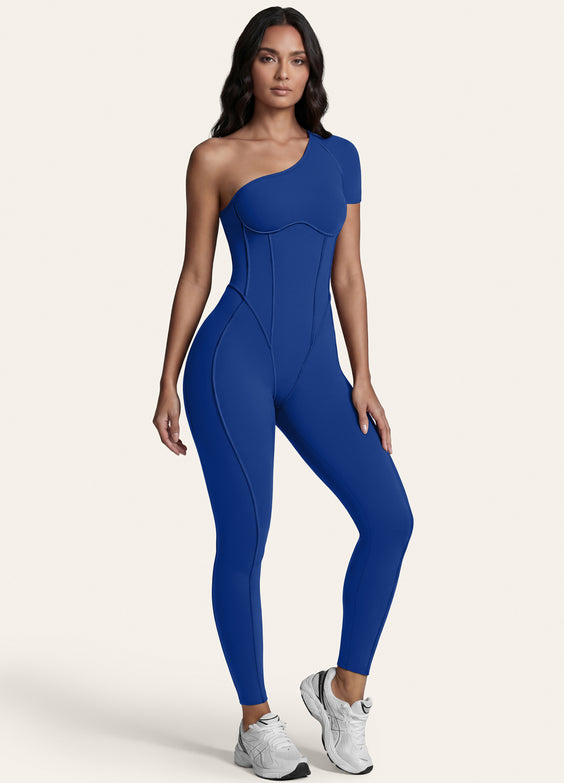One-Shoulder Full-Length Catsuit