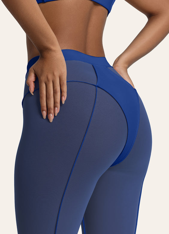 Semi-Sheer High-Rise Leggings