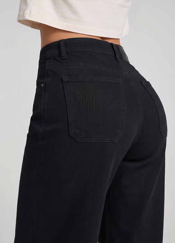 High Waisted Wide Leg Jeans