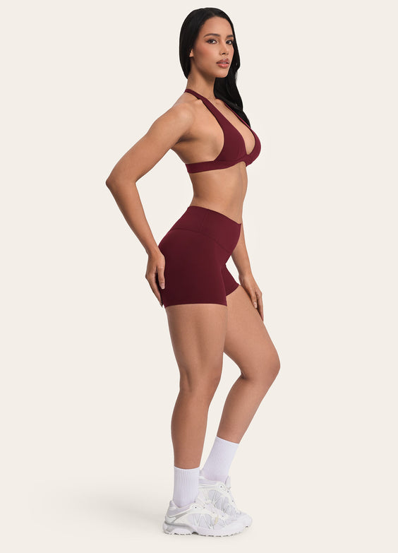 High-Waisted Micro Shorts
