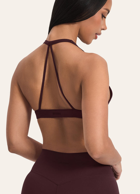 Plunge Neck Bra Top