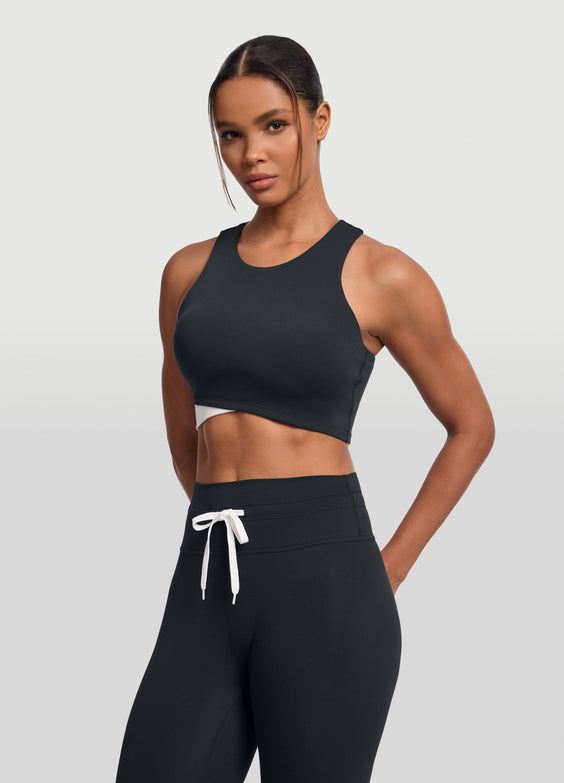 Two-Tone Crop Top