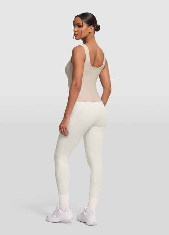 Button Front Tank Top