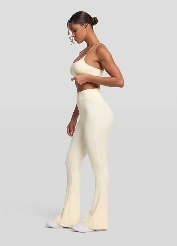 High-Waisted Flared Leggings