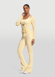 Seamless Pilates Wrap Top