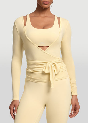 Seamless Pilates Wrap Top