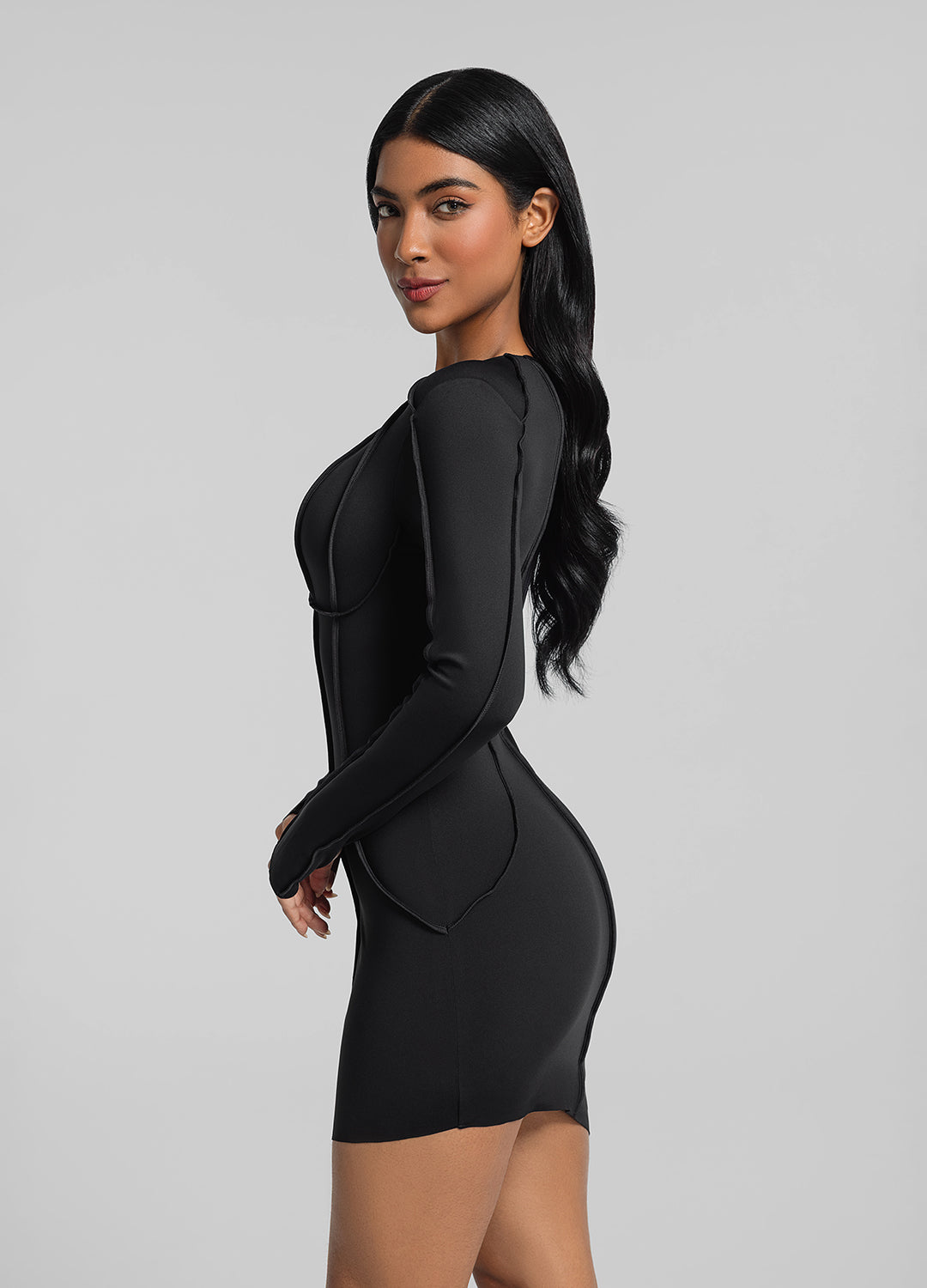 black fitting dress Buy Friends Like These Long Sleeve Gold Belted Tailored Midi from Next USA This adorable ruched black mini dress hugs your curves in all the right places METOES Women's 2024 Black Short