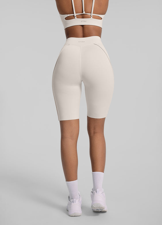 Figurformende Radler-Shorts mit Nahtdetails