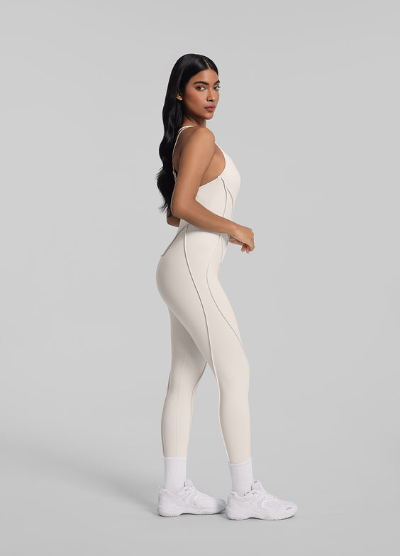Catsuit mit Rückenträgern
