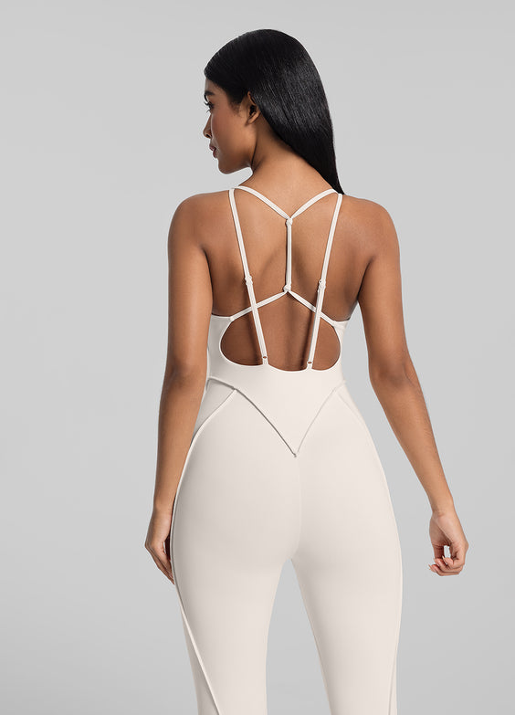Catsuit mit Rückenträgern
