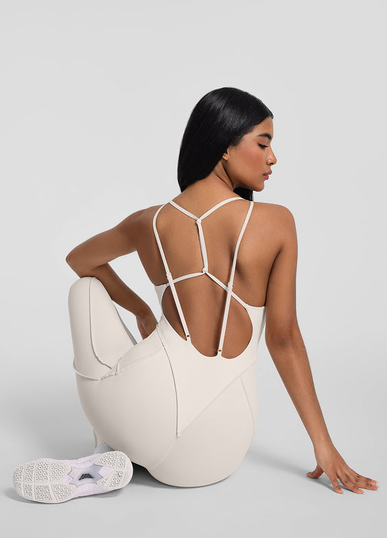 Catsuit mit Rückenträgern