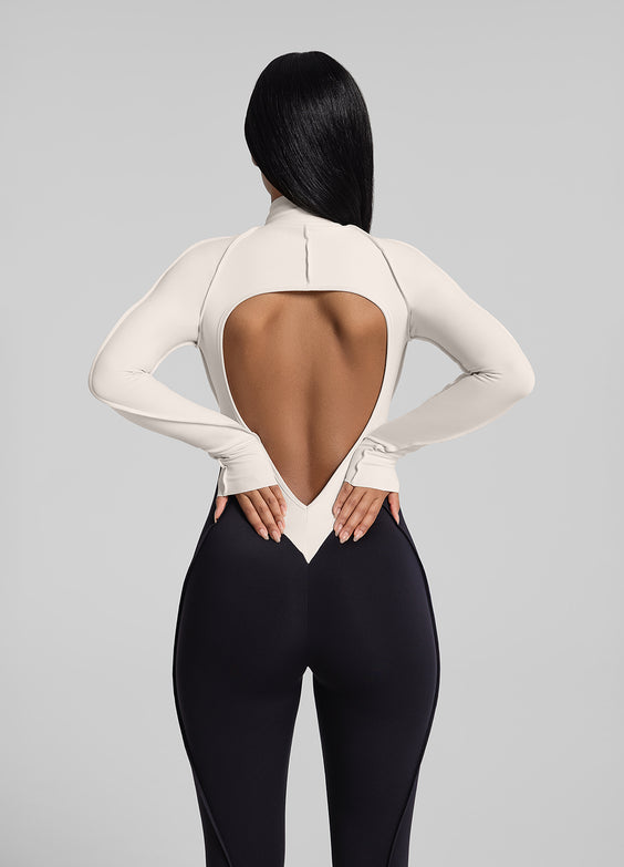 Catsuit intégrale bicolore