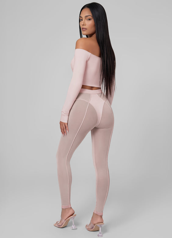 Off-the-Shoulder Long Sleeve Top