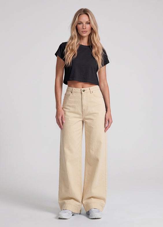 High Waisted Wide Leg Jeans