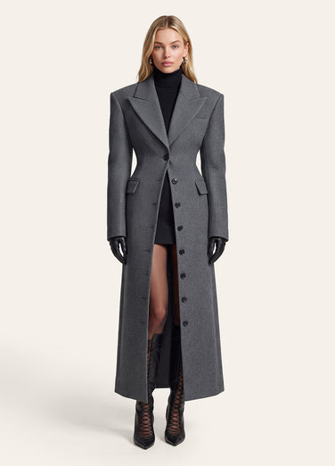 Tailored Wool Maxi Coat