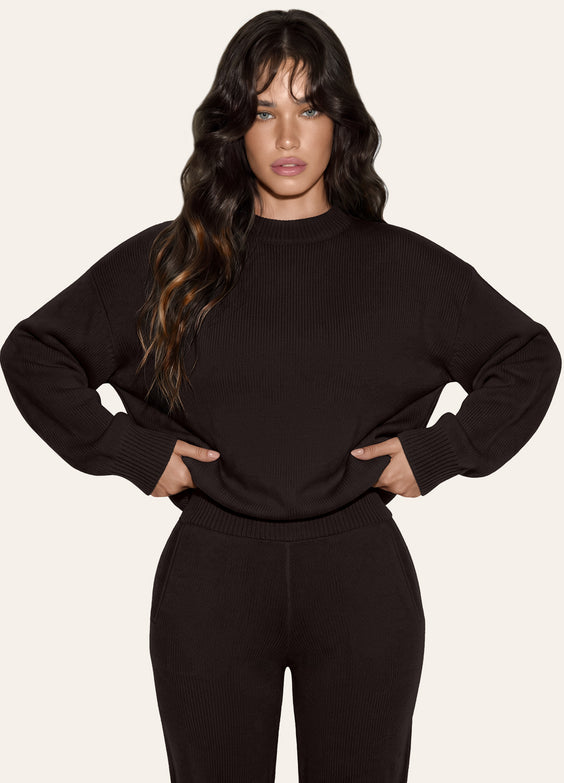 Everyday Crew Neck Knit Sweater