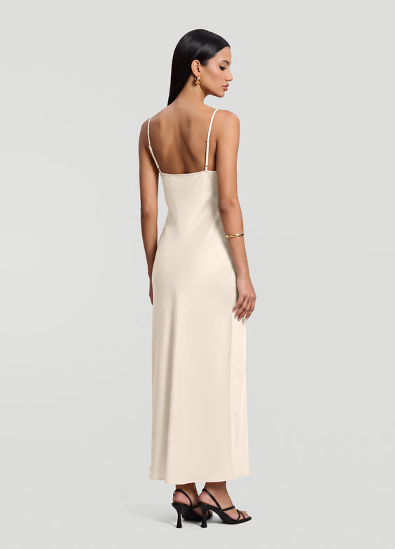 Satin Slip Maxi Dress