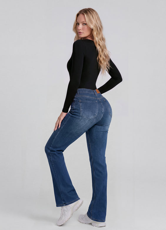 High Waisted Flare Jeans